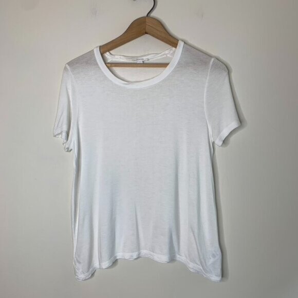 Aritzia Wilfred T-shirt Tee Short sleeve White Crew neck Casual Basic Size XS - Picture 6 of 15